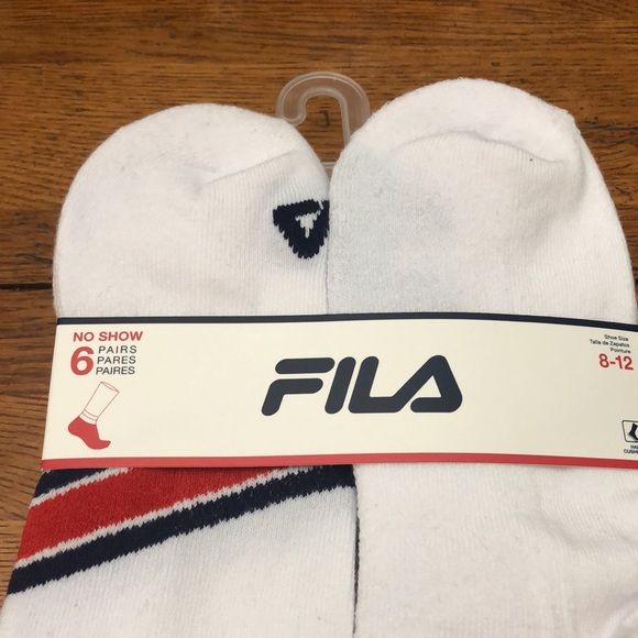 FILA - 6 Pack No-Show Socks.....Sz. 8 - 12 - Picture 2 of 14